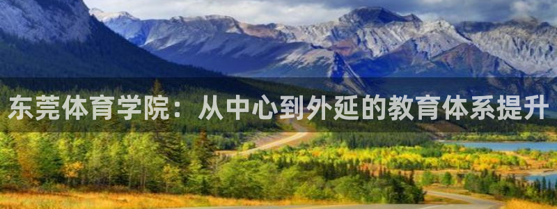 3377体育官网下载是干嘛的公司:东莞体育学院:从中心到外延